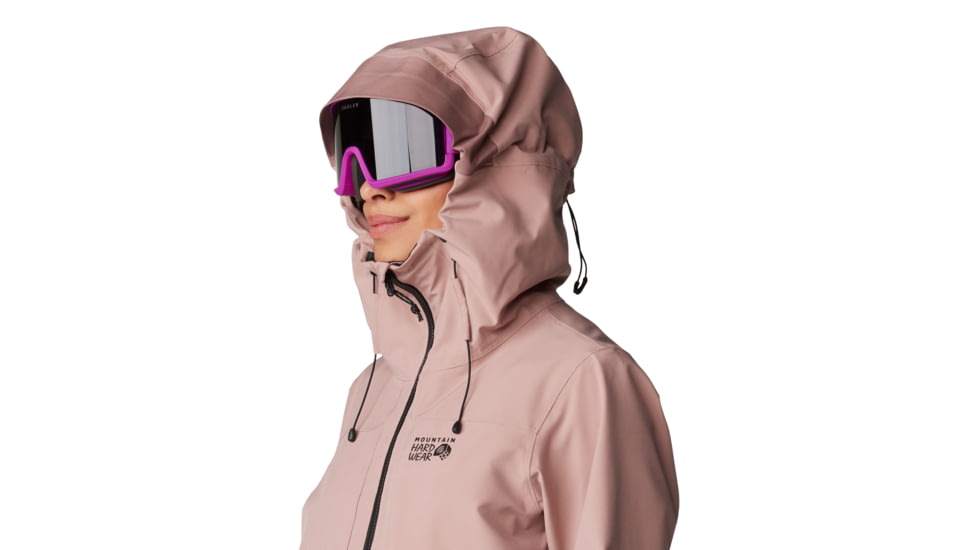 Mountain Hardwear Powder Maven Anorak - Womens, Smoky Quartz, Smoky Quartz Vapors Print, Medium, 2090681642-M