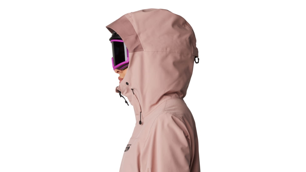 Mountain Hardwear Powder Maven Anorak - Womens, Smoky Quartz, Smoky Quartz Vapors Print, Medium, 2090681642-M