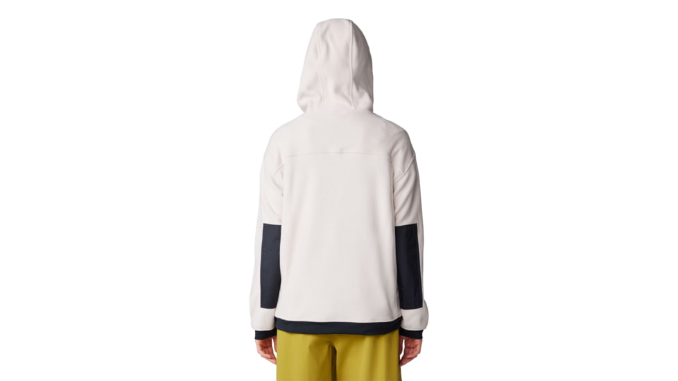 Mountain Hardwear Powder Maven Fleece Pullover Hoody - Women's, Talc, Small, 2077671170-S