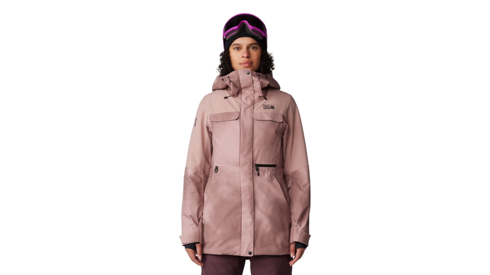 Mountain Hardwear Powder Maven Parka - Women's, Smoky Quartz, Smoky Quartz Print, Extra Large, 2092921642-XL