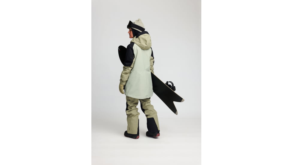 Mountain Hardwear Powder Maven Parka - Womens, White Sage, Mantis Green, Black, Small, 2092921341-S