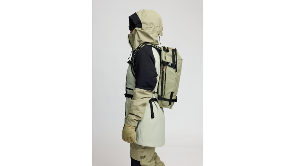 Mountain Hardwear Powder Maven Parka - Womens, White Sage, Mantis Green, Black, Small, 2092921341-S