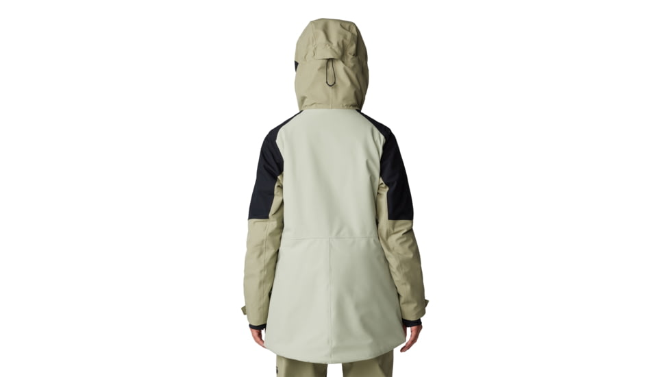Mountain Hardwear Powder Maven Parka - Womens, White Sage, Mantis Green, Black, Small, 2092921341-S