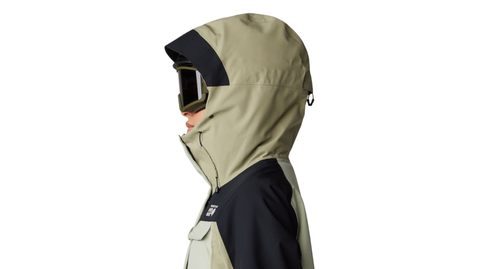 Mountain Hardwear Powder Maven Parka - Womens, White Sage, Mantis Green, Black, Small, 2092921341-S