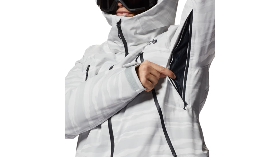 Mountain Hardwear Powder Quest Jacket - Womens, Glacial, Medium, 2004121097-Glacial-M