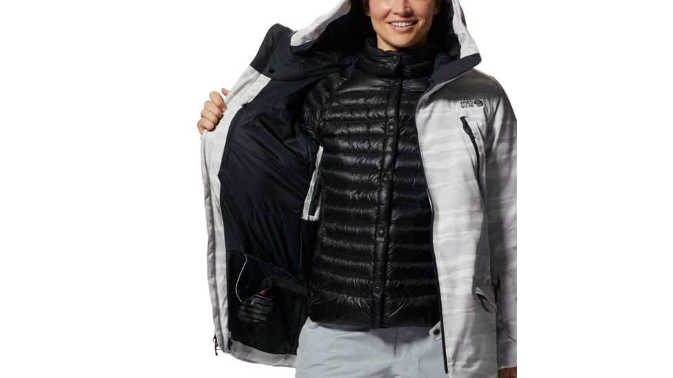 Mountain Hardwear Powder Quest Jacket - Womens, Glacial, Medium, 2004121097-Glacial-M