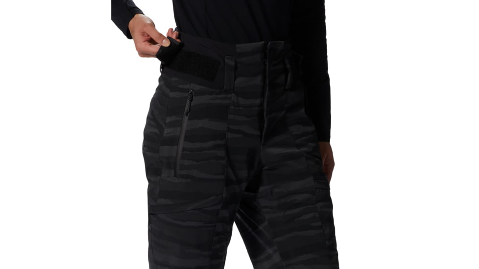 Mountain Hardwear Powder Quest Pant - Womens, Black, Large, Regular, 2004131010-Black-L-R