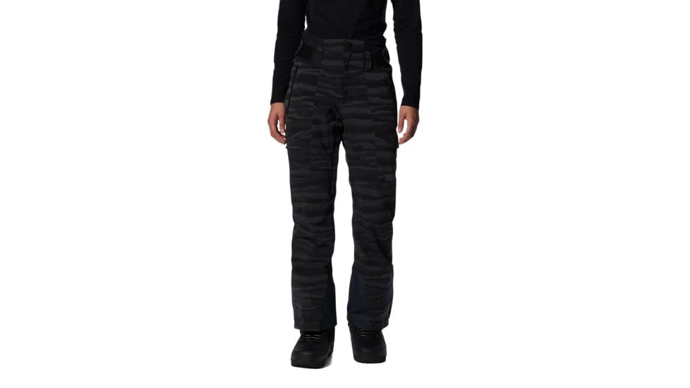 Mountain Hardwear Powder Quest Pant - Women's, Large, Black, 2004131010-Black-L-R