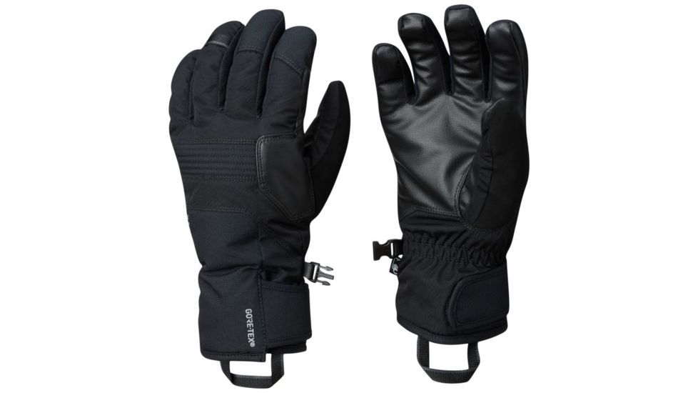 Mountain Hardwear Powdergate GORE-TEX Gloves - Womens, Black, Small, 1823111010-S
