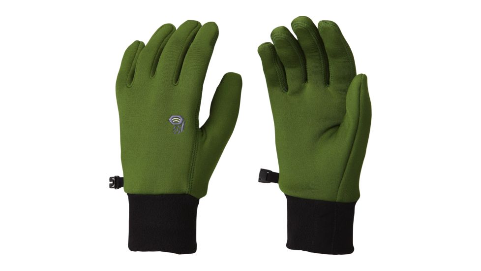 Mountain Hardwear Power Stretch Gloves - Men's-Jungle-X-Large