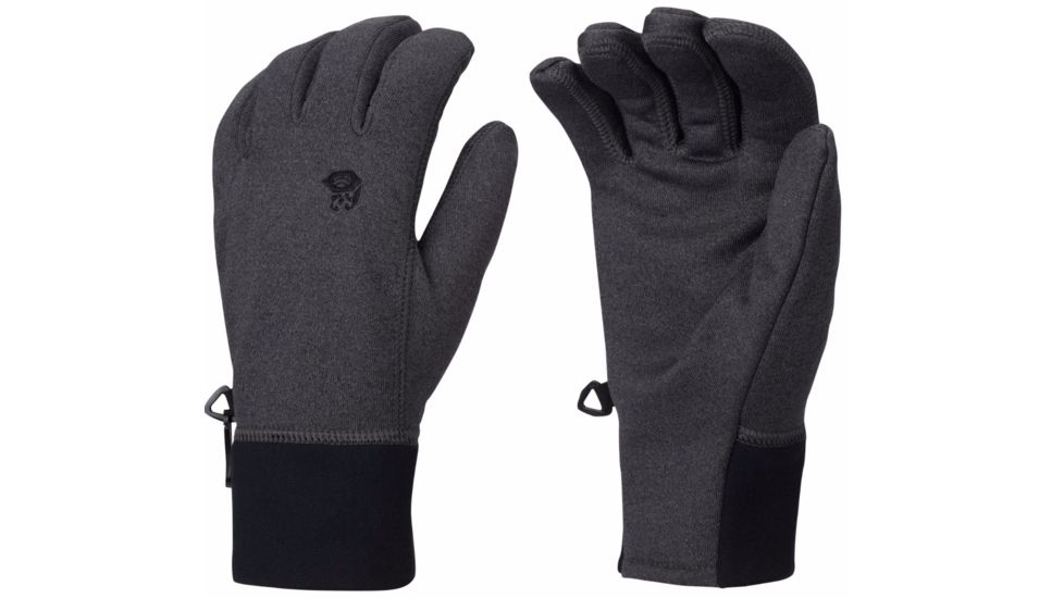 Power Stretch Gloves -Small-Heather Grey