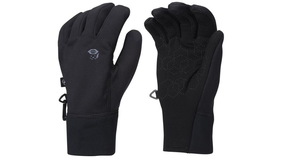 Mountain Hardwear Power Stretch Stimulus Glove - Mens-Black-X-Large