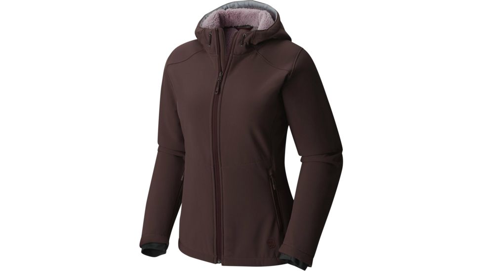 Mountain Hardwear Pyxiana Hooded Jacket - Women's-Purple Plum-Small