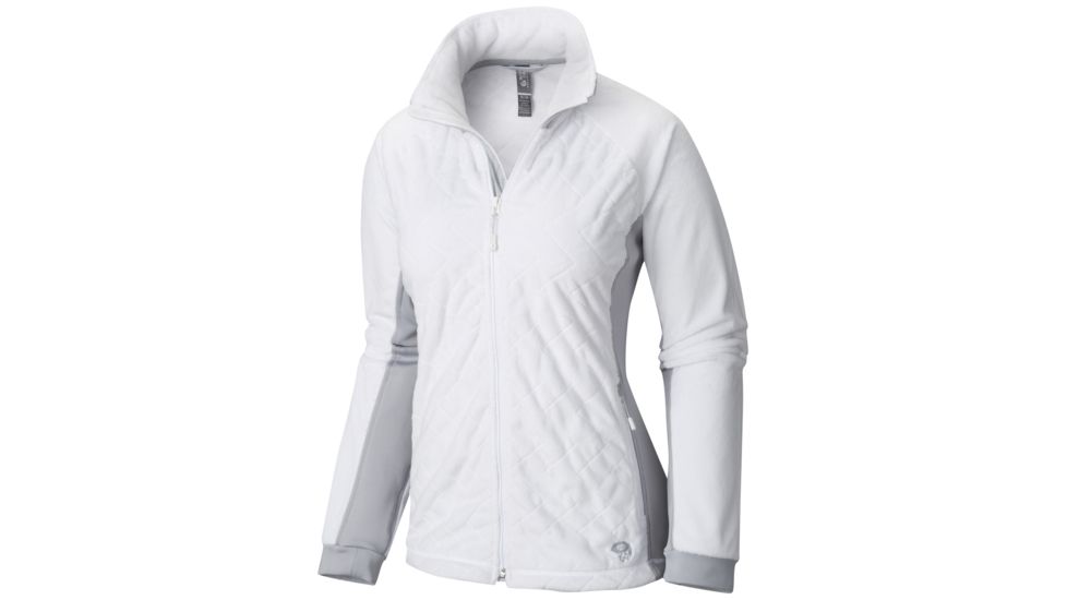 Mountain Hardwear Pyxis Stretch Quilted Jacket - Women's-White/Steam-Medium