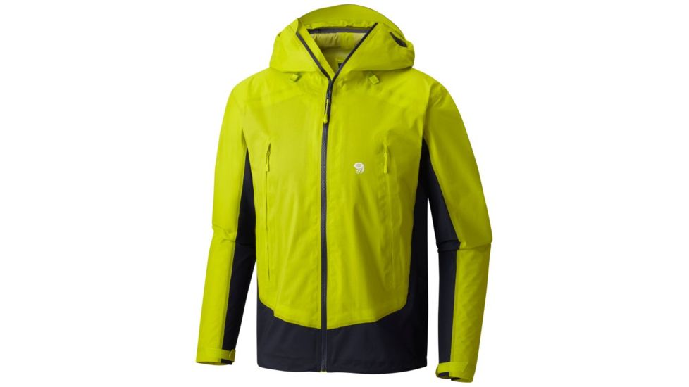 Mountain Hardwear Quasar Lite II Jacket - Men's, Fresh Bud, Dark Zinc, L 1763931364-L