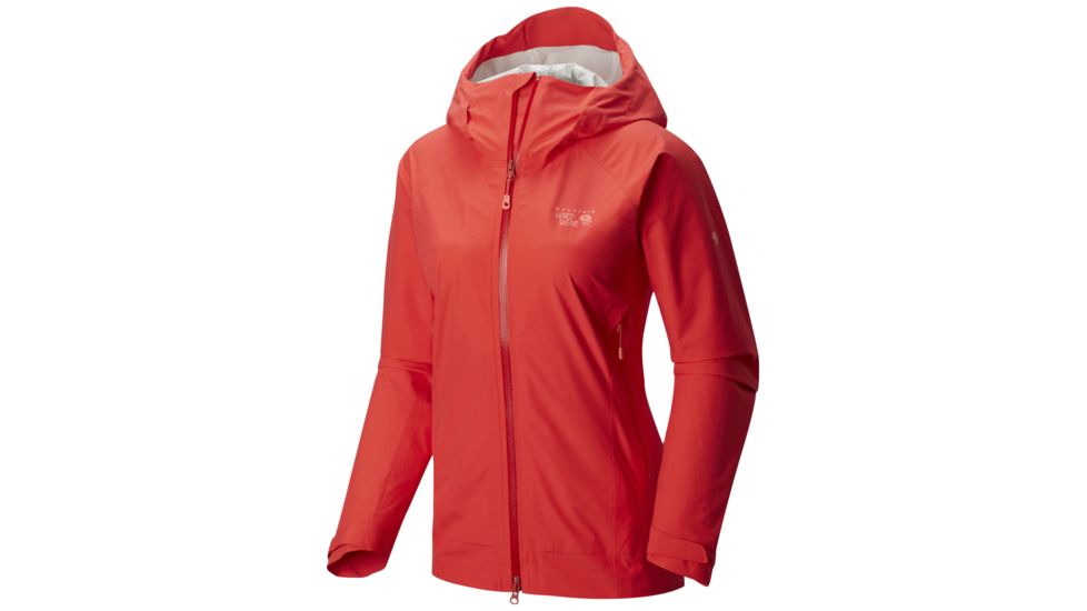 Quasar Lite Jacket - Womens -Red Hibiscus-Medium