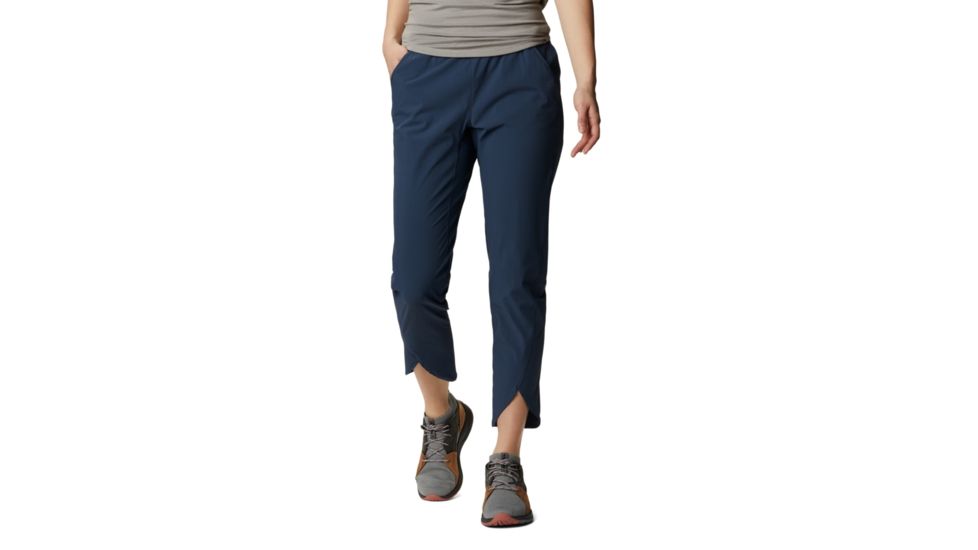 Mountain Hardwear Railay Ankle Pant - Womens, Zinc Printed, Medium, Regular, 1829561493-M