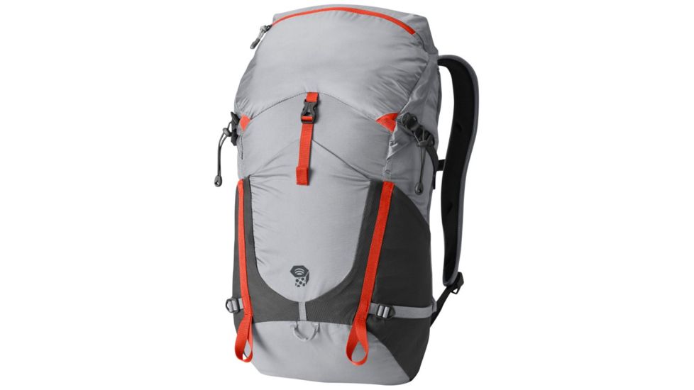 Mountain Hardwear Rainshadow 26 OutDry Backpack, Grey Ice, State Orange, R 1649421064-R