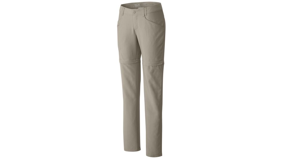 Mountain Hardwear Ramesa Convertible Pant - Women's-Fossil-Short Inseam-6