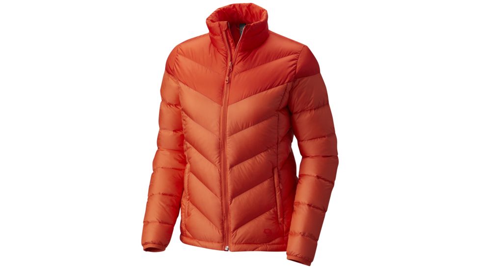Mountain Hardwear Ratio Down Jacket - Womens, Bright Ember, Fiery Red, Medium, 1677091868-M