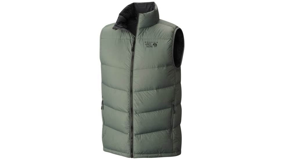 Mountain Hardwear Ratio Down Vest - Men's-Thunderhead Grey-Small