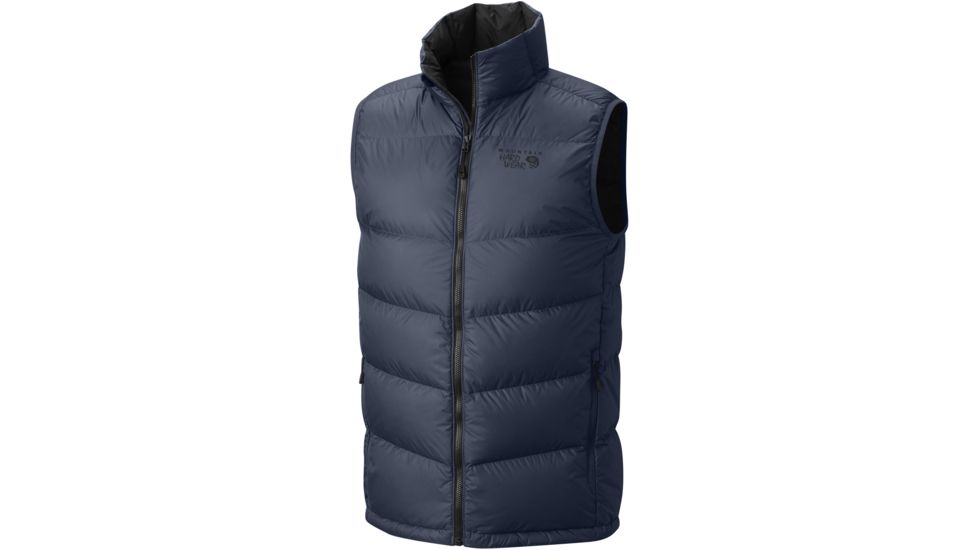 Mountain Hardwear Ratio Down Vest - Men's-Zinc-X-Large