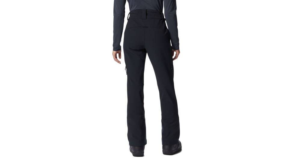 Mountain Hardwear Reduxion Softshell Pant - Womens, Black, Large, Regular, 2007261010-Black-L-R