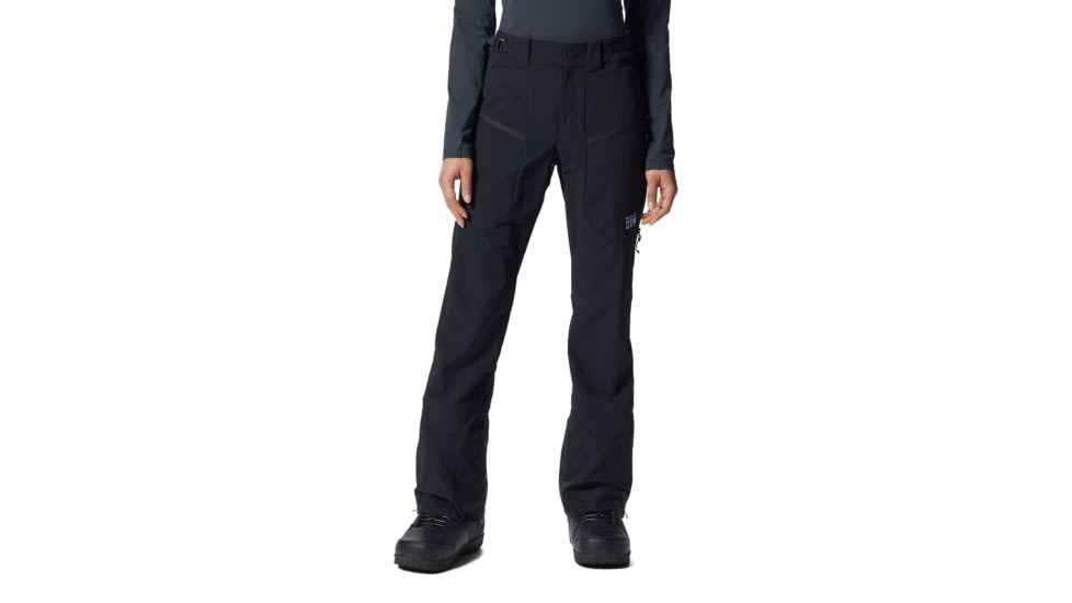 Mountain Hardwear Reduxion Softshell Pant - Womens, Black, Large, Regular, 2007261010-Black-L-R