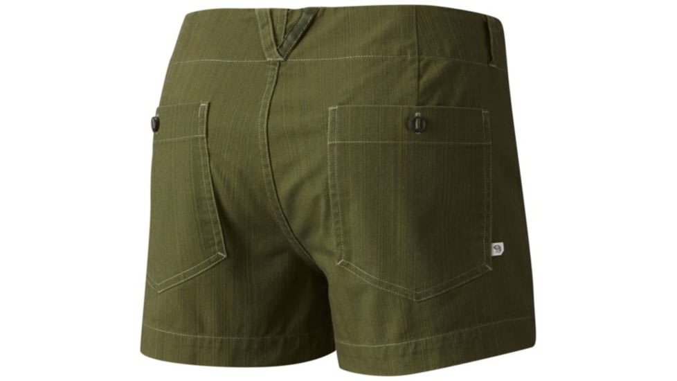 Mountain Hardwear Redwood Camp Short - Women's, Surplus Green, 4 1764591347-4-5
