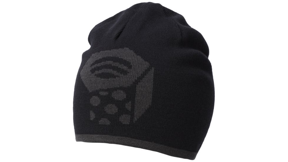 Mountain Hardwear Reversible Dome Beanie Hat, Black, Shark, One Size, 1796561010-O/S