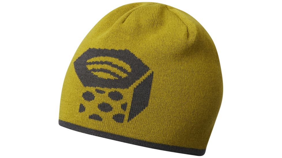 Mountain Hardwear Reversible Dome Beanie Hat, Dark Citron, Shark, One Size, 1796561358-O/S