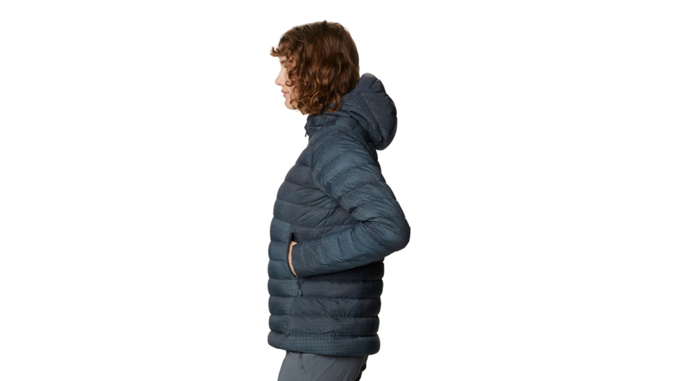 Mountain Hardwear Rhea Ridge Pullover - Women's, Dark Storm Woven Print, Medium, OL8184008-M