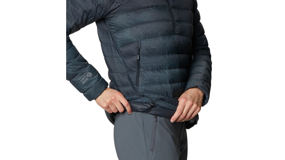 Mountain Hardwear Rhea Ridge Pullover - Women's, Dark Storm Woven Print, Medium, OL8184008-M