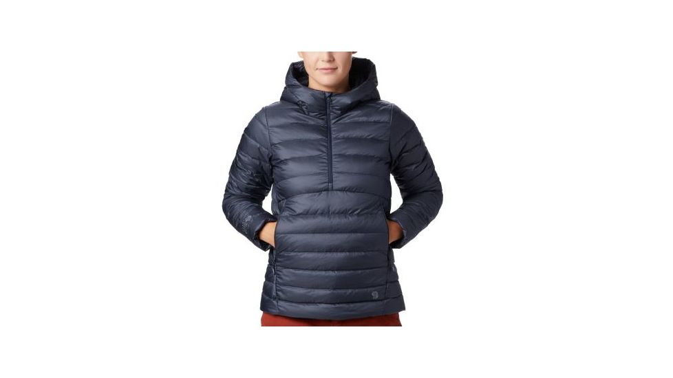 Mountain Hardwear Rhea Ridge Pullover - Womens, Dark Zinc, Medium, 1861871406-M