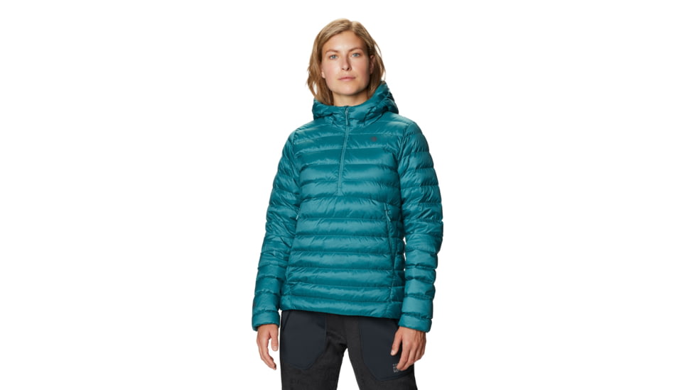 Mountain Hardwear Rhea Ridge Pullover - Women's, Washed Turq, Extra Small, OL8184447-XS