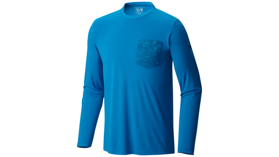 Mountain Hardwear River Gorge Long Sleeve Cree Shirt - Men's-Dark Compass-Medium