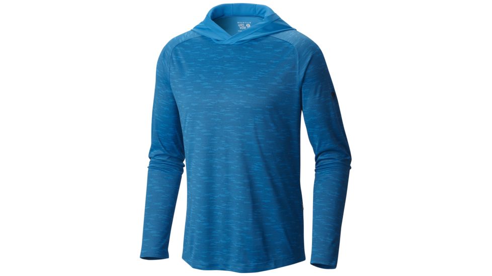 Mountain Hardwear River Gorge Long Sleeve Hoody - Men's-Dark Compass-Large