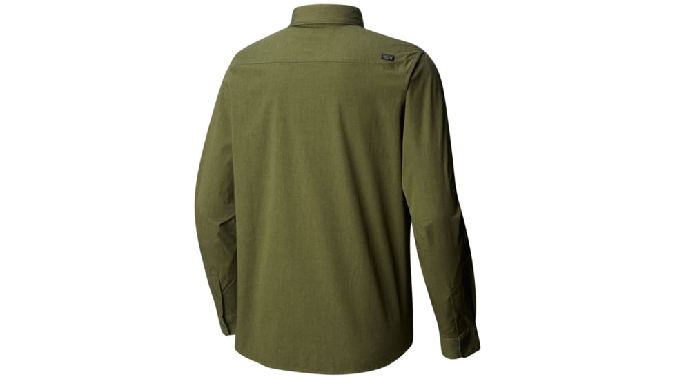 Mountain Hardwear Riveter Twill Long Sleeve Shirt, Surplus Green, XXL, 1792871347-XXL