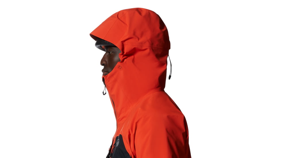 Mountain Hardwear Routefinder Gore-Tex Pro Jacket - Mens, State Orange, Black, Small, 2024501842-S