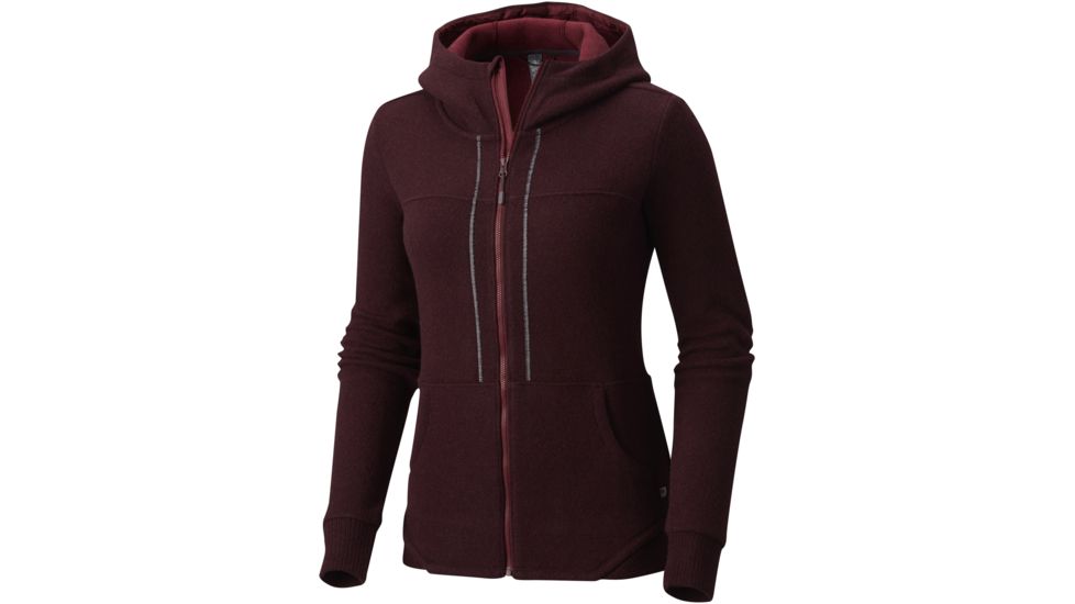 Mountain Hardwear Sarafin Pro Hooded Sweater - Women's-Dark Tannin-Small