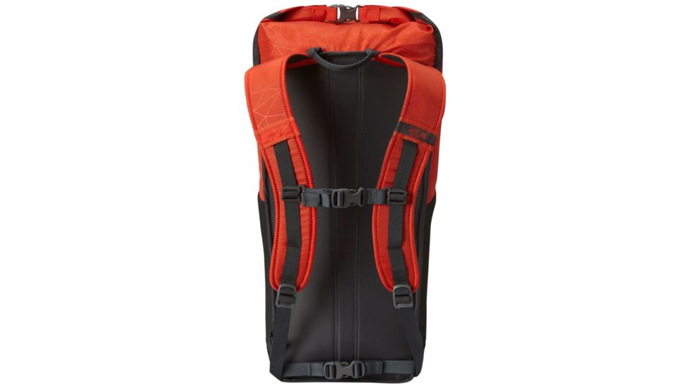 Mountain Hardwear Scrambler Roll Top 20 OutDry Backpack, Shark, State Orange, R 1709281011-R