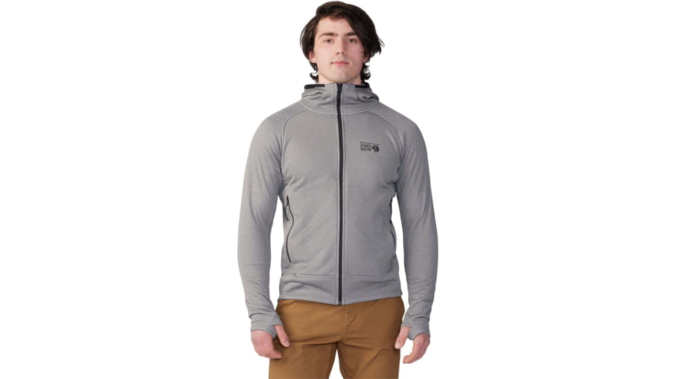 Mountain Hardwear Sendura Hoody - Mens, Foil Grey Heather, Extra Large, 2042961056FGH-XL