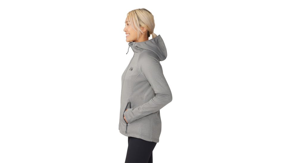 Mountain Hardwear Sendura Hoody - Womens, Foil Grey Heather, Medium, 2104861056-M
