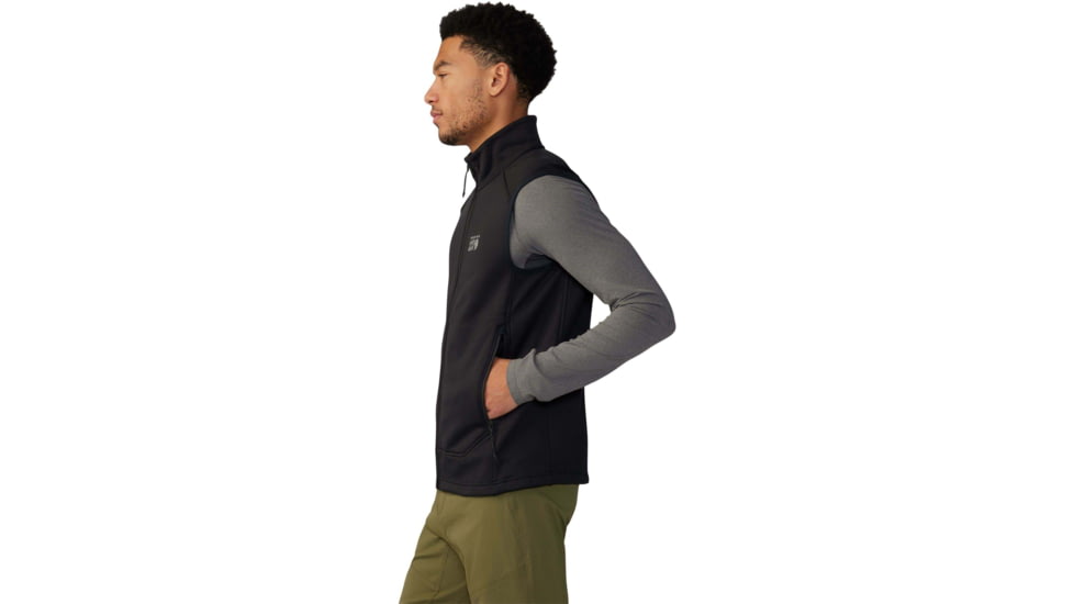 Mountain Hardwear Sendura Vest - Mens, Black, Large, 2042971010-BLACK-L