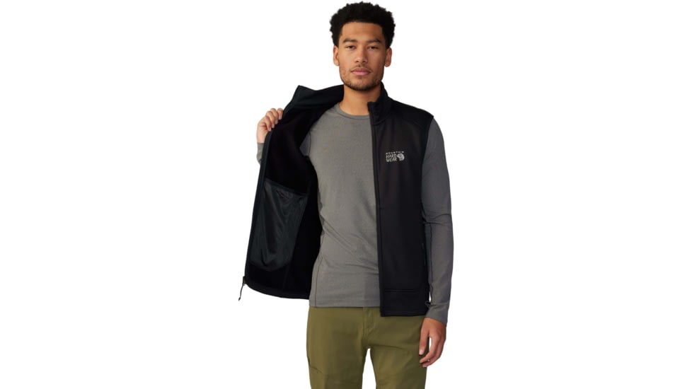 Mountain Hardwear Sendura Vest - Mens, Black, Large, 2042971010-BLACK-L