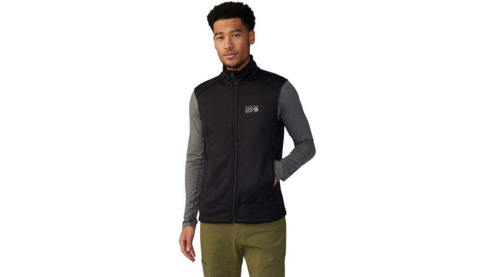 Mountain Hardwear Sendura Vest - Mens, Black, Large, 2042971010-BLACK-L