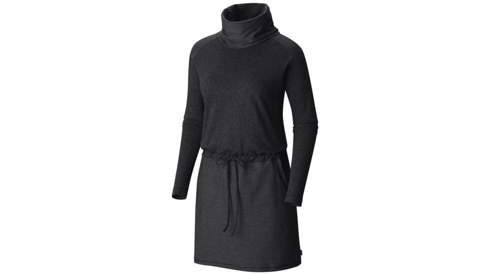 Mountain Hardwear Shadow Knit Long-Sleeve Dress - Women's-Black-Large
