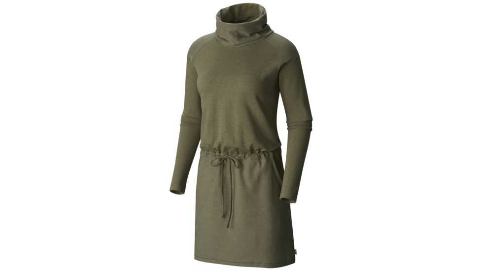 Mountain Hardwear Shadow Knit Long-Sleeve Dress - Women's-Stone Green-Small