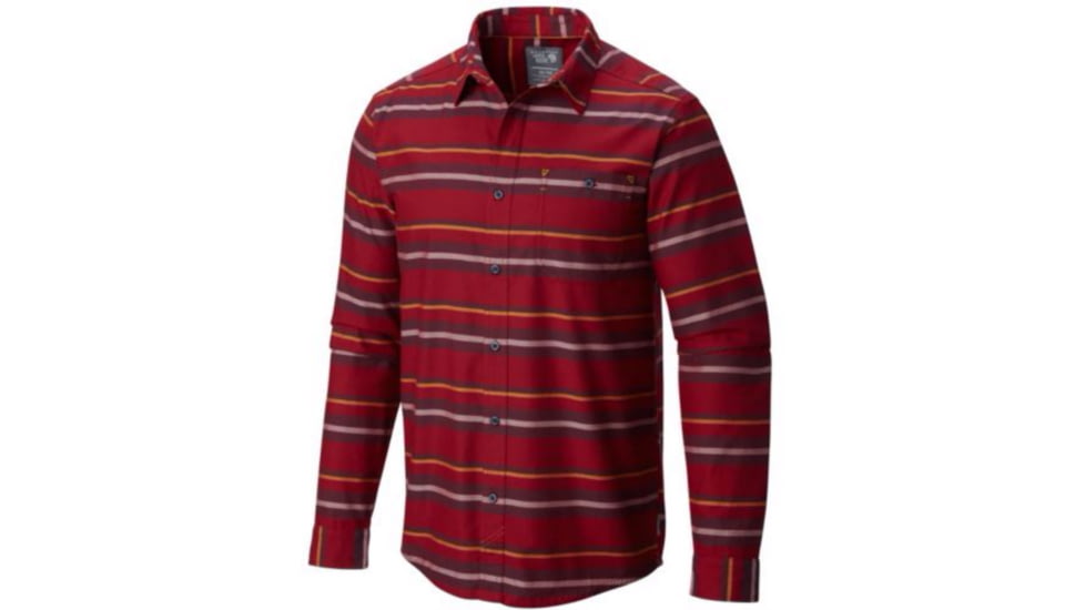 Shattuck Long Sleeve Shirt - Mens-Smolder Red-Small