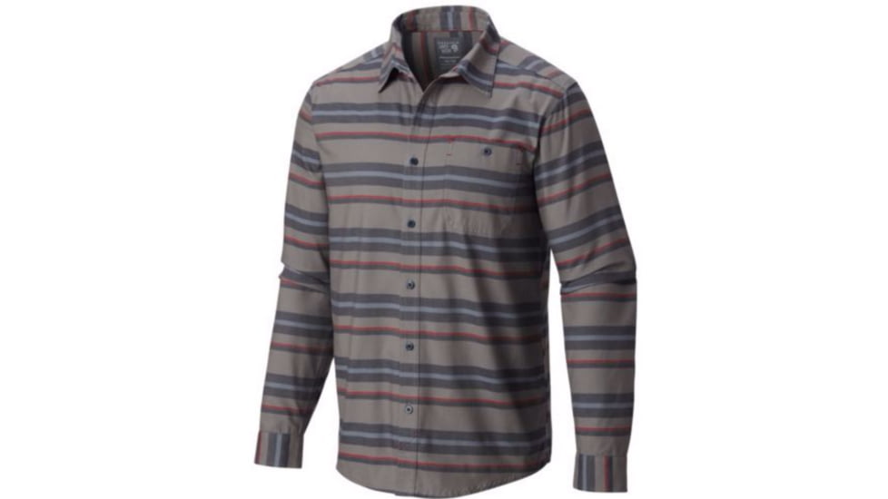 Shattuck Long Sleeve Shirt - Mens-Titanium-XX-Large